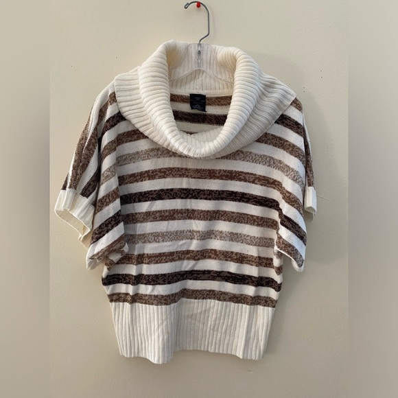 Faded Glory strip crew neck  shortsleeves sweater - Picture 1 of 5